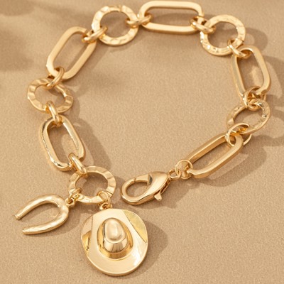 Very Carrot Western Charm Chunky Bracelet