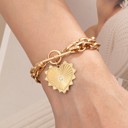  Very Carrot Heartbound Statement Chain Bracelet