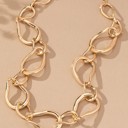  Very Carrot Gilded Edge Chunky Link Necklace