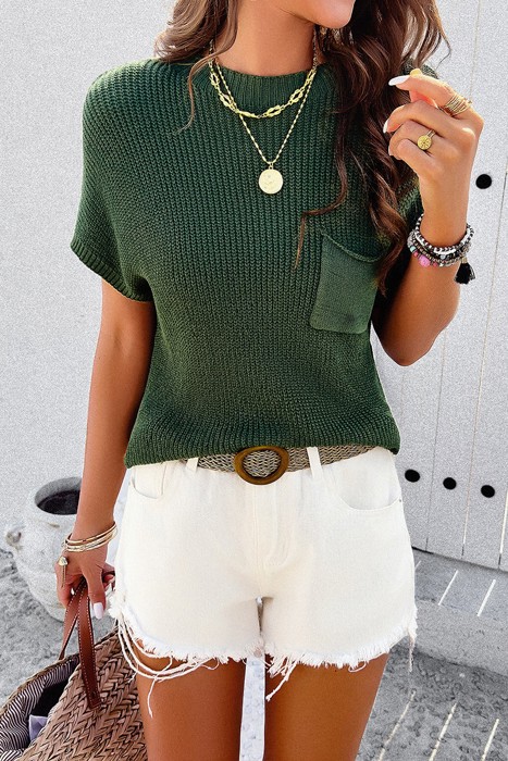 Love Kuza Off Duty Knit Top