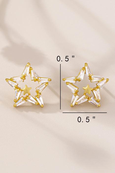 Very Carrot Radiant Starburst Stud Earrings