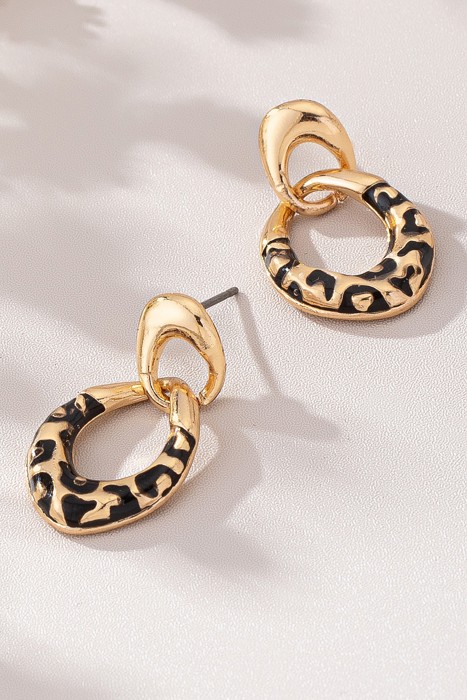 Very Carrot Wild Luxe Enamel Drop Earrings