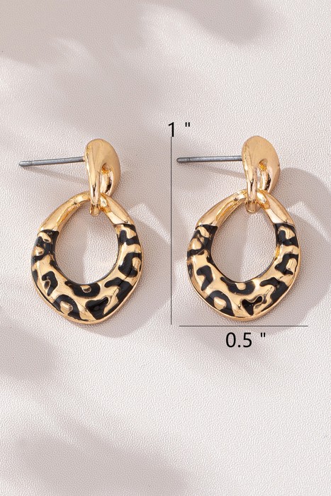 Very Carrot Wild Luxe Enamel Drop Earrings
