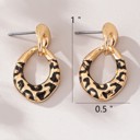  Very Carrot Wild Luxe Enamel Drop Earrings