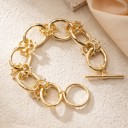  Very Carrot Bold Link Toggle Bracelet
