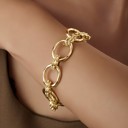  Very Carrot Bold Link Toggle Bracelet