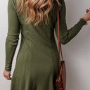  Love Kuza - Evergreen Charm Ribbed Dress
