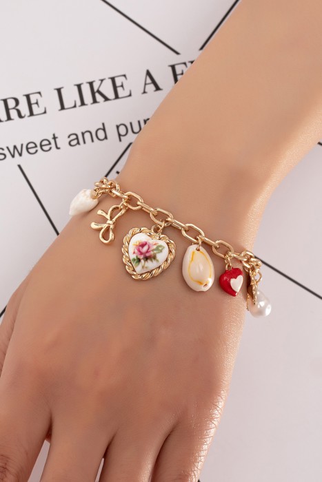Very Carrot Amour Trinket Charm Bracelet