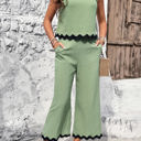  Love Kuza The Wave Trims Top & Capris 2 Pieces Set