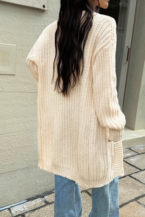 Love Kuza Weekend Comfort Chunky Rib Cardigan