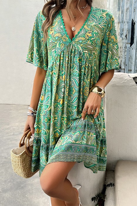 Love Kuza Paisley Whisper Dress