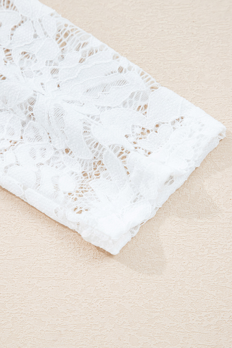 Love Kuza - Lace Layered Contrast Top