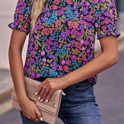 Love Kuza Garden Poise Blouse