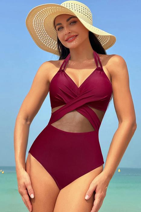 Love Kuza Tidal Mesh One-Piece