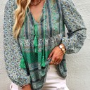  Love Kuza Boho Bloom Babydoll Blouse