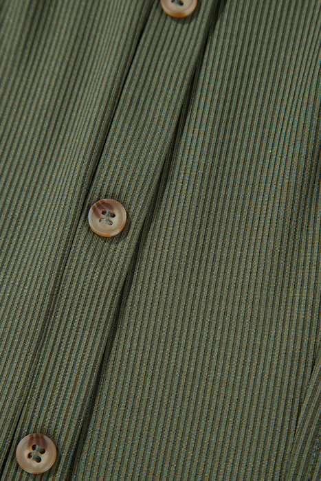 Love Kuza - Evergreen Charm Ribbed Dress