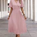  Love Kuza Graceful Pleats Midi Dress