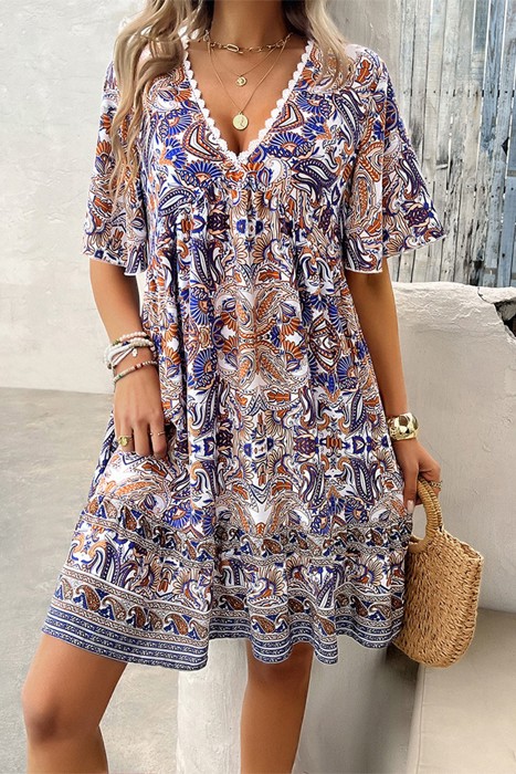 Love Kuza Paisley Whisper Dress