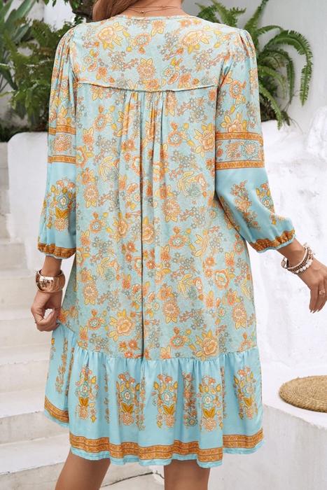 Love Kuza Vintage Boho Petals Dress