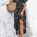  Love Kuza Floral Rhythm Wrap Dress