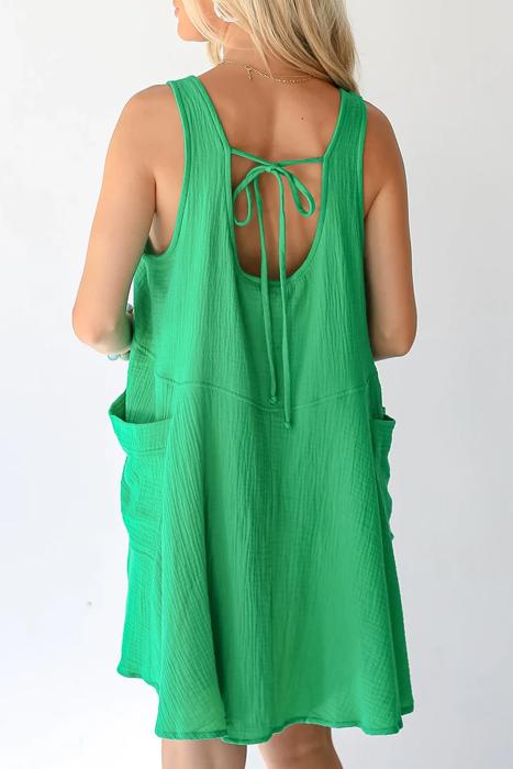 Love Kuza Breezy Backtie Coverup Tunic Dress