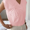 Pink Small Love Kuza Chic Blossom Sweater Vest