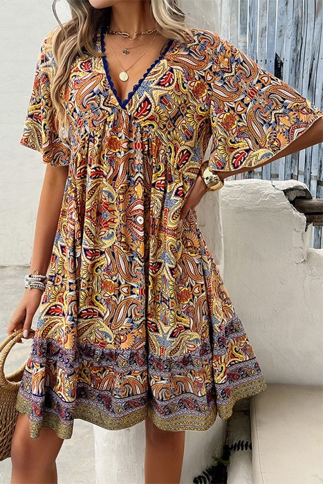 Love Kuza Paisley Whisper Dress