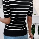  Love Kuza Striped Essence Knit Top