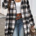  Love Kuza Plaid Hooded Comfort Shirt Jacket