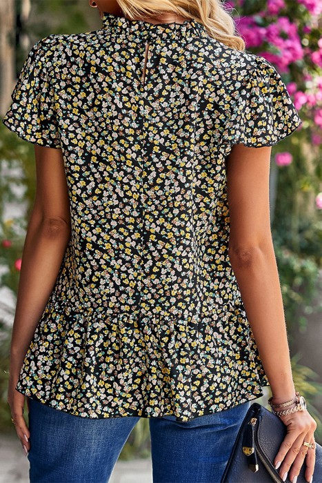 Love Kuza Bloom Ruffle Charm Blouse