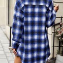  Love Kuza Urban Check Longline Shirt