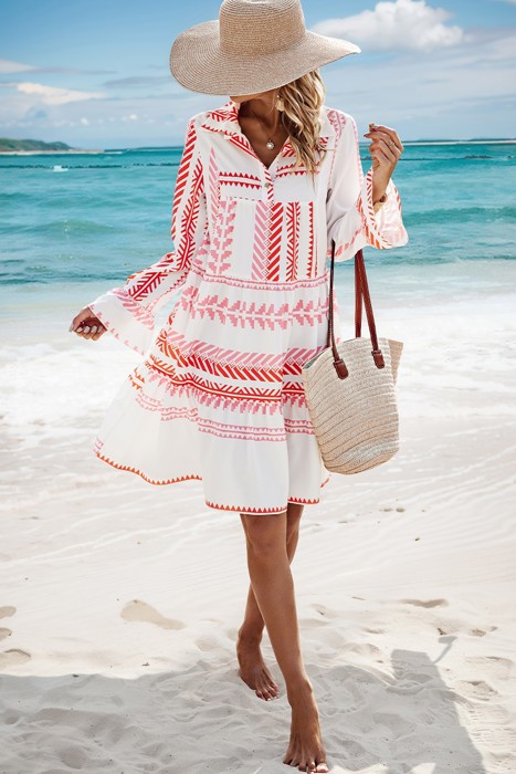 Love Kuza Crimson Arrow Dress
