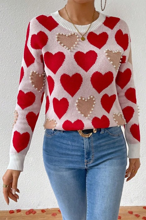 Love Kuza Love in Pearls Sweater