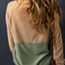  Love Kuza - Meadowwood Colorblock Sherpa Half-Zip