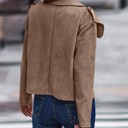  Love Kuza Faux Suede Pockets Jacket