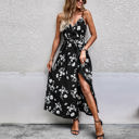  Love Kuza Floral Noir Maxi Wrap Dress