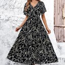  Love Kuza Floral Rhythm Wrap Dress