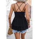  Love Kuza Lace Luxe Peplum Cami