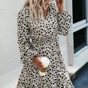  Love Kuza Abstract Dots Long Sleeve Dress 