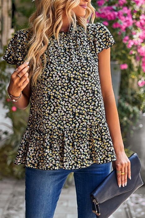 Love Kuza Bloom Ruffle Charm Blouse