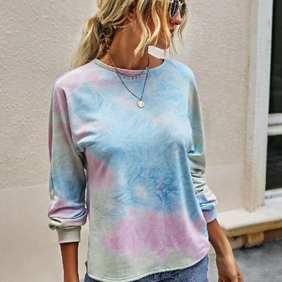 Love Kuza Twist & Shine Tie-Dye Top