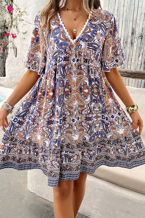 Love Kuza Paisley Whisper Dress