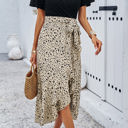  Love Kuza Floral Fusion Wrap Midi Dress