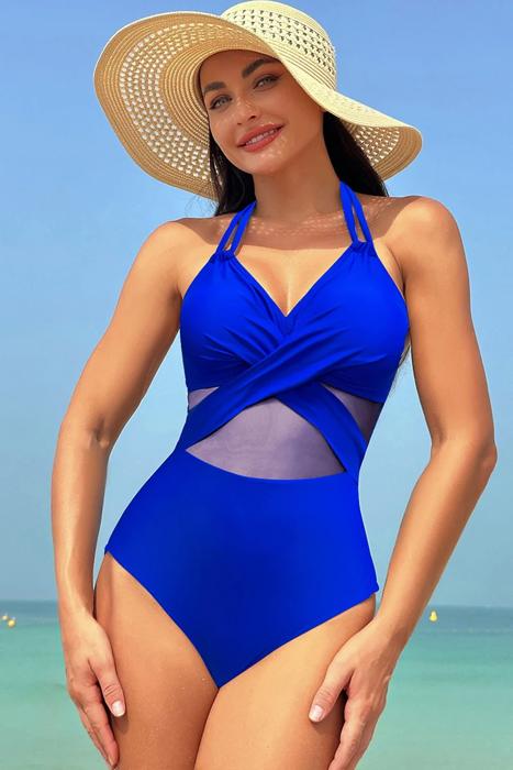 Love Kuza Tidal Mesh One-Piece