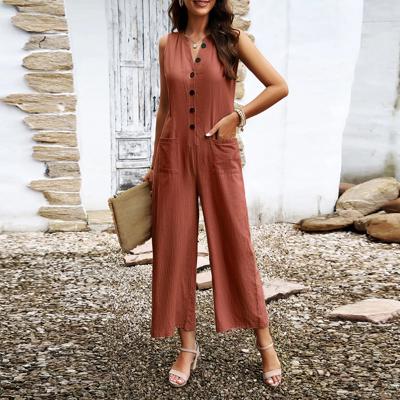 サロペット・オーバーオール・オールインワン pelleq Twisted cotton front zip jumpsuit pelleq Twisted cotton front zip jumpsuit サロペット