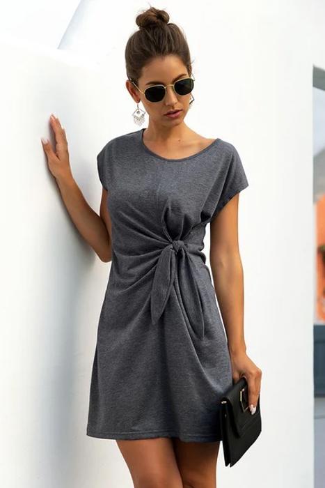 Love Kuza Knottingly Chic T-Shirt Dress