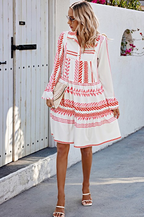 Love Kuza Crimson Arrow Dress