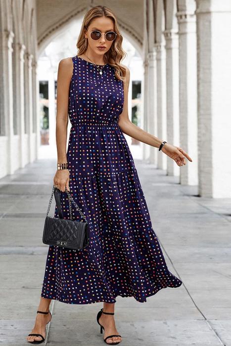 Love Kuza Starry Night Sleeveless Maxi