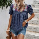  Love Kuza Embroidered Canopy Blouse