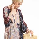  SALE!  Last Piece - Size S - only - Love Kuza Floral Doll Stitch Dress